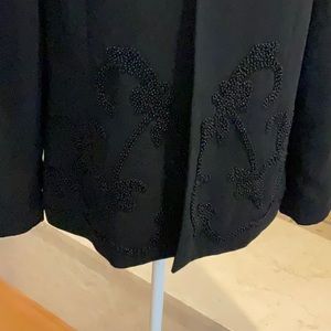 GORGEOUS BEADED JACKET, SIZE 12, NEW!